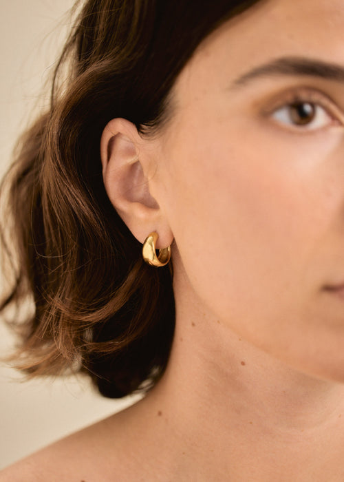 Curved Form Earrings