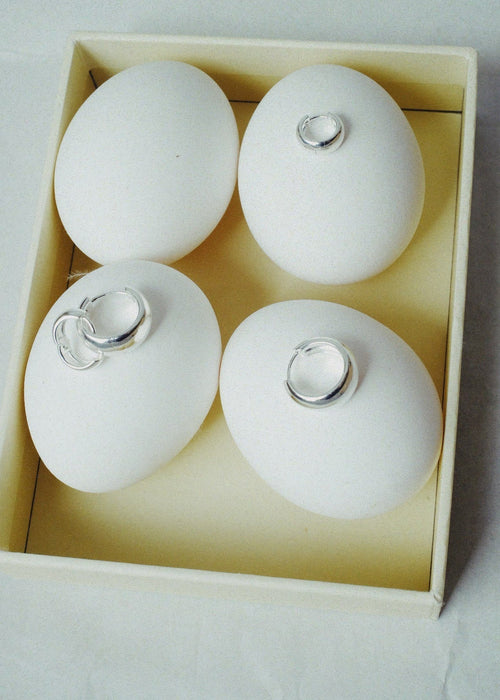 Curved Form Hoops Small