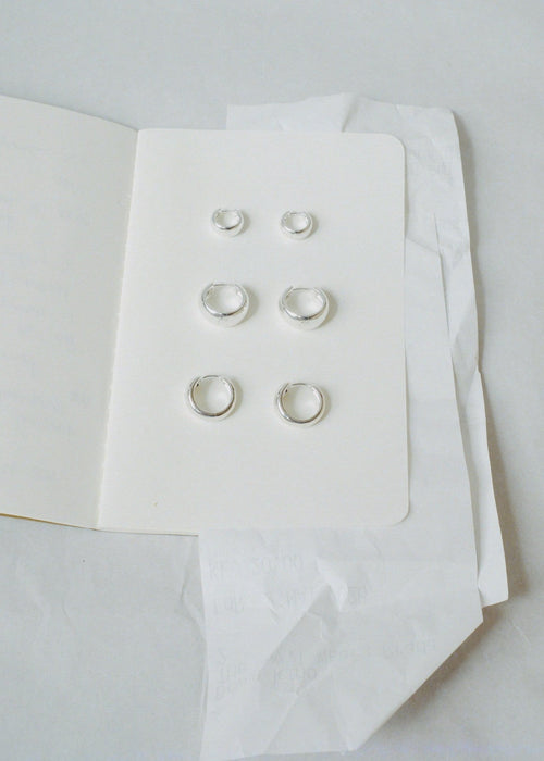 Curved Form Hoops Small